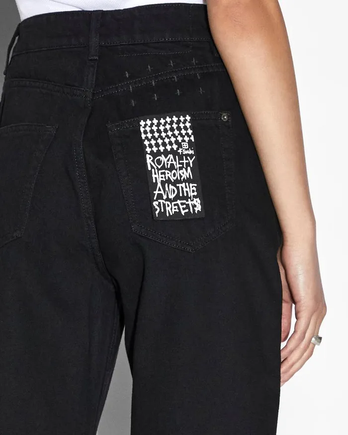 Ksubi Playback Jet Black Womens Straight