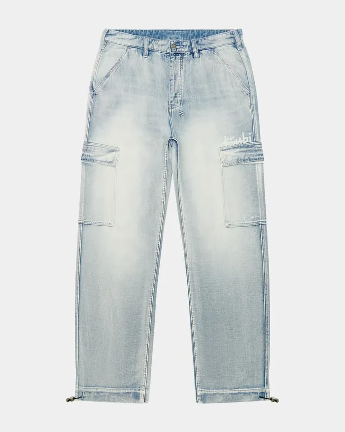 Ksubi Riot Cargo Pant Blue Ice Mens Pants