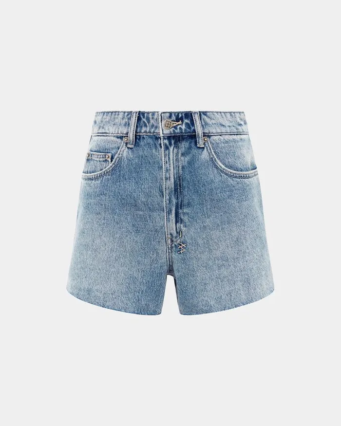 Ksubi Rise N Hi Short Overkast Womens Denim Shorts
