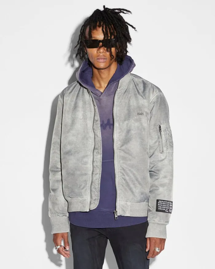 Ksubi Royalty Bomber Overdye Earth Mens Jackets