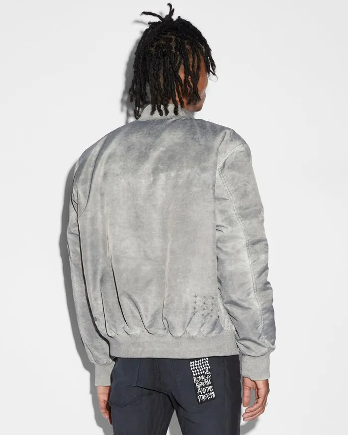 Ksubi Royalty Bomber Overdye Earth Mens Jackets