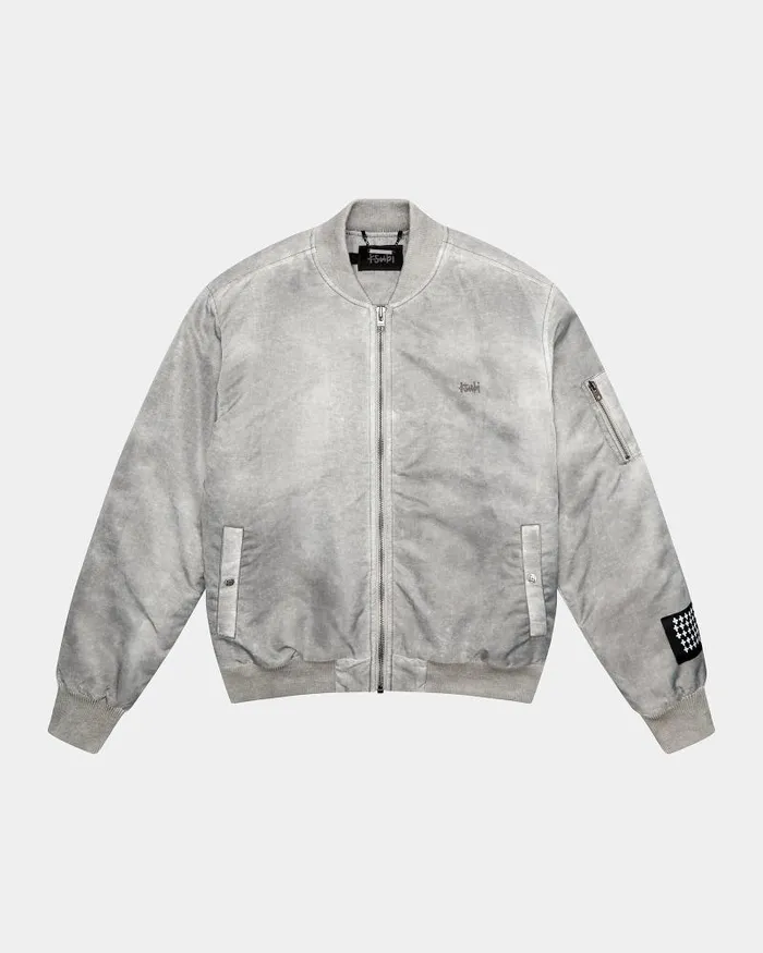 Ksubi Royalty Bomber Overdye Earth Mens Jackets