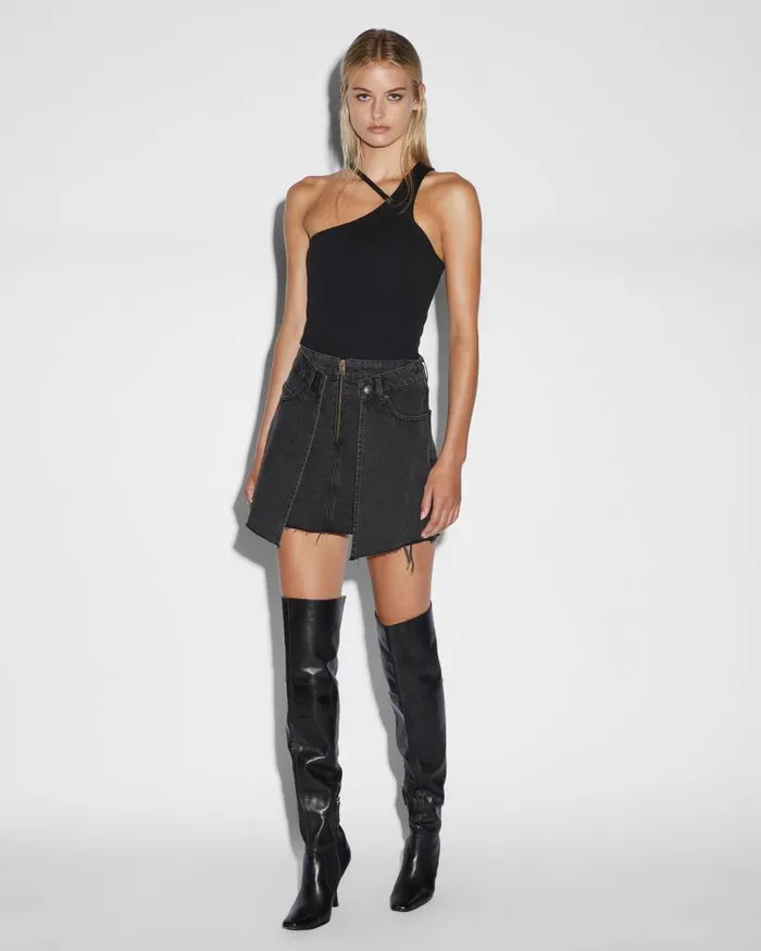Ksubi Score Tank Black Womens Tops
