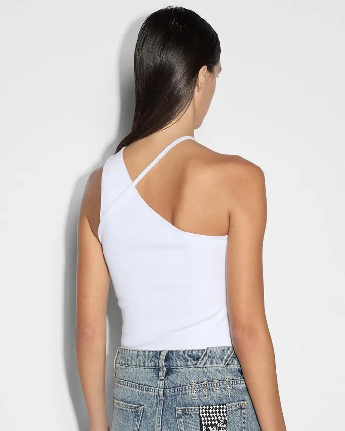 Ksubi Score Tank White Womens Tops