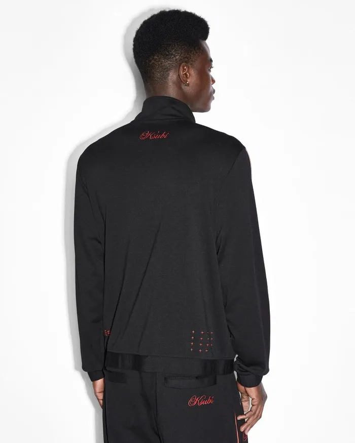 Ksubi Scripted Antidote Trak Jacket Blackred Mens Jackets