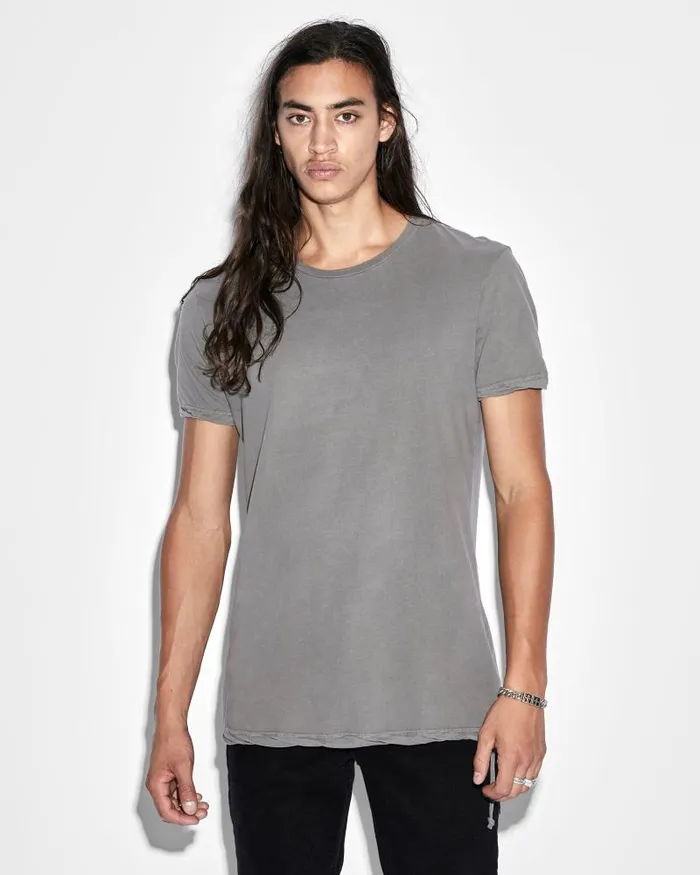 Ksubi Seeing Lines Ss Tee Vintage Grey Mens TShirts