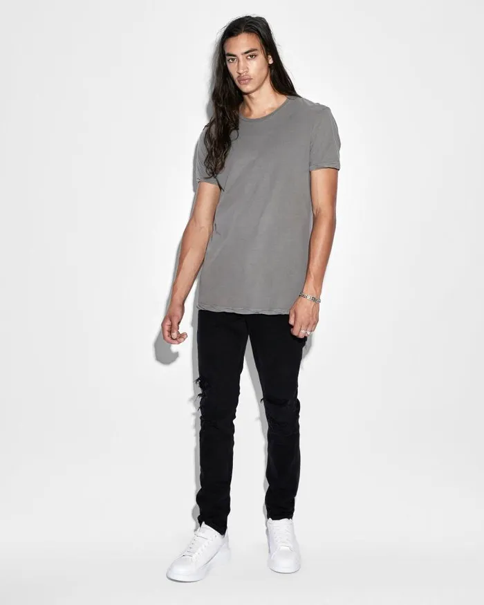 Ksubi Seeing Lines Ss Tee Vintage Grey Mens TShirts