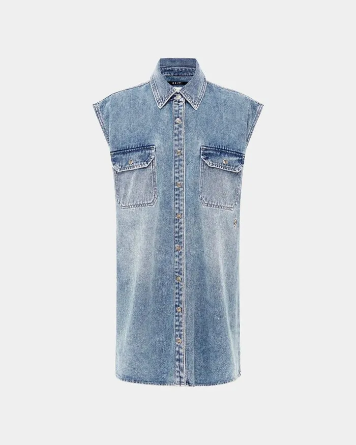 Ksubi Sleeveless Dress Overkast Womens Dresses