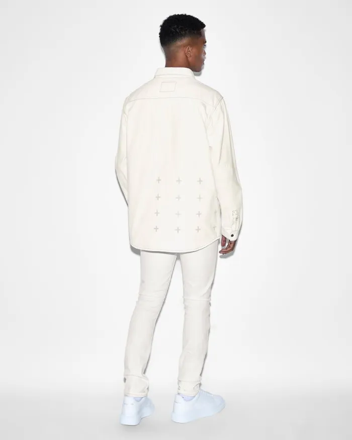 Ksubi Snakebite Shirt Ivory Mens Shirts