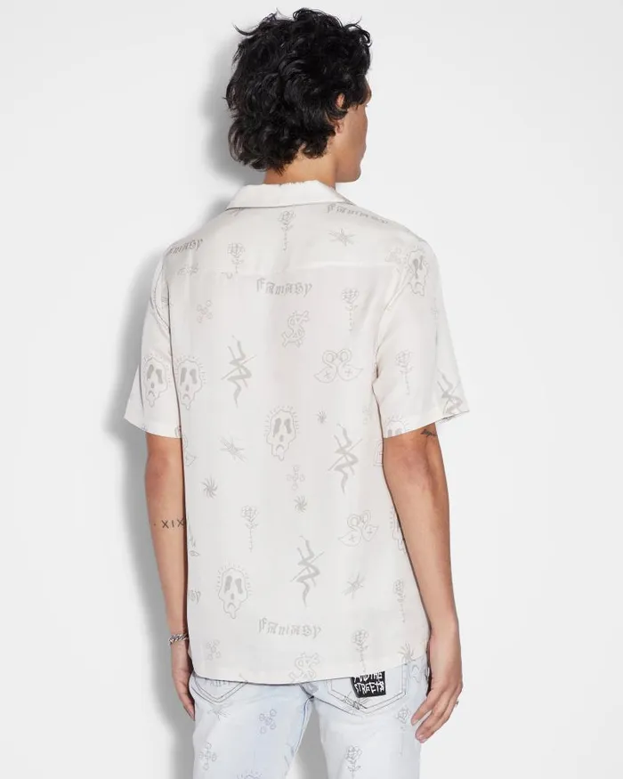Ksubi Stik N Poke Resort Ss Shirt Antike Mens Shirts