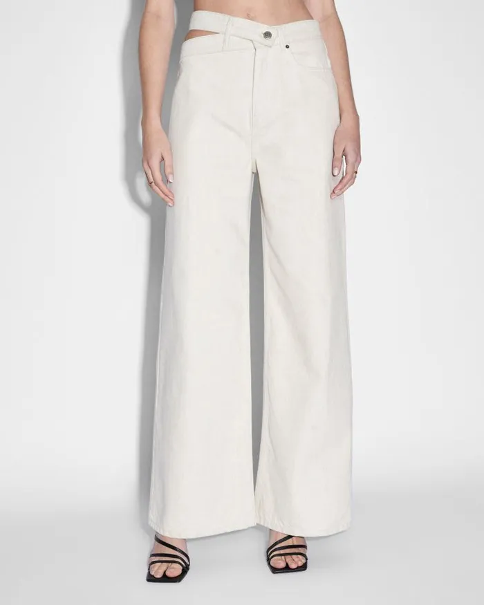 Ksubi Strider Dettached Jean Ecru Womens Baggy
