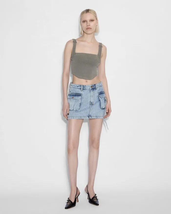 Ksubi Syndicate Buckle Tank Ash WomensMens Patty Mills