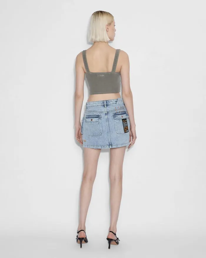 Ksubi Syndicate Buckle Tank Ash WomensMens Patty Mills