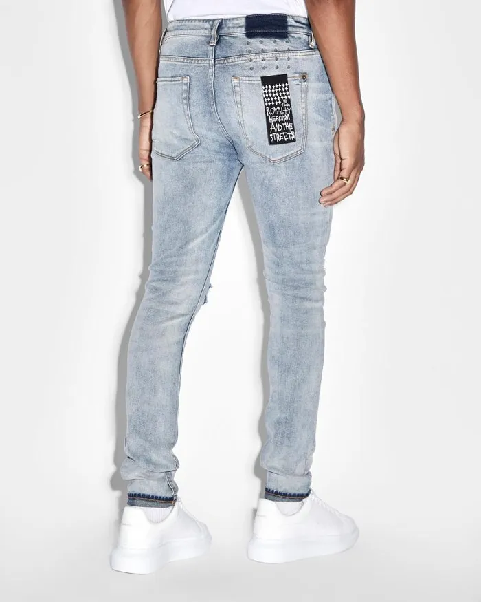 Ksubi Van Winkle Skyhigh Trashed Mens Skinny