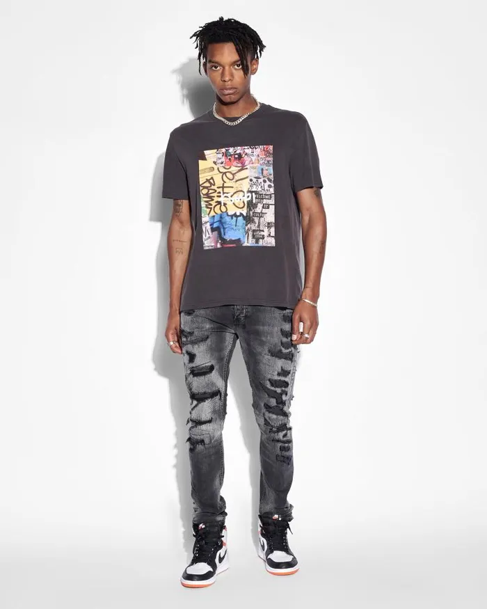 Ksubi Van Winkle Tektonik Black Mens Skinny