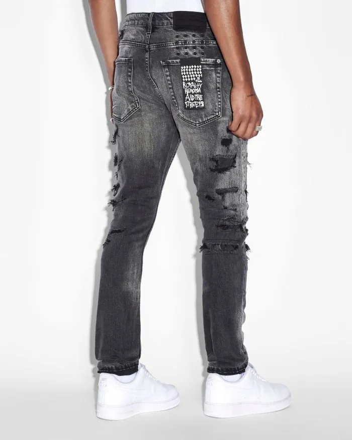 Ksubi Van Winkle Tektonik Black Mens Skinny