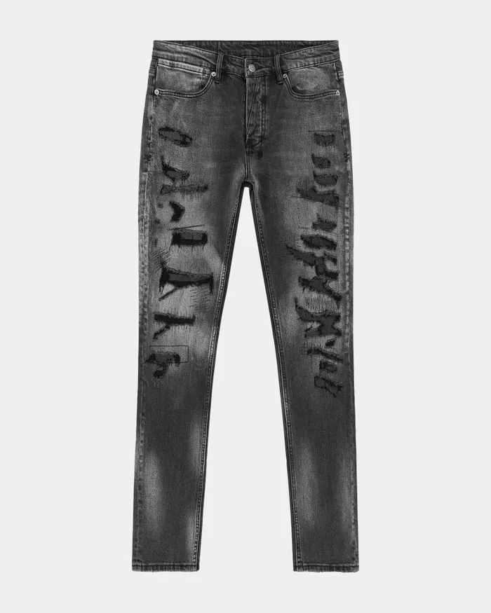 Ksubi Van Winkle Tektonik Black Mens Skinny