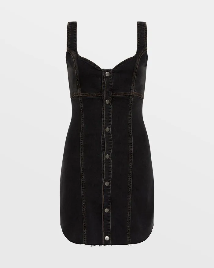 Ksubi Vixen Dress Raven Womens Dresses