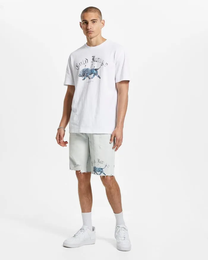 Ksubi Wolf Short Cold Image Iced Mens Denim Shorts