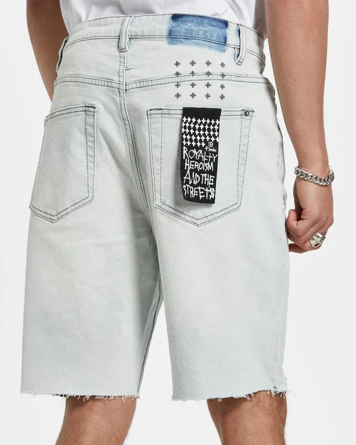 Ksubi Wolf Short Cold Image Iced Mens Denim Shorts