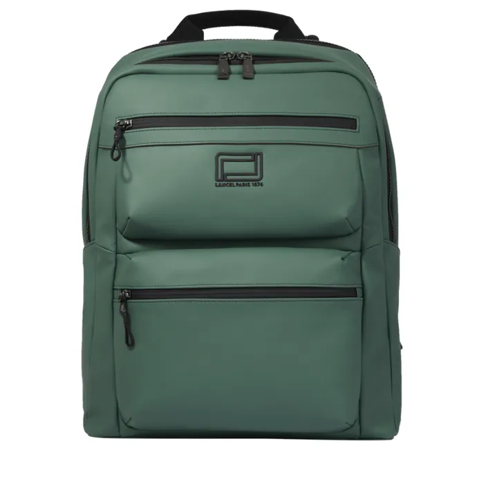 L 2zips Backpack Dark Jade Men Lancel Backpacks