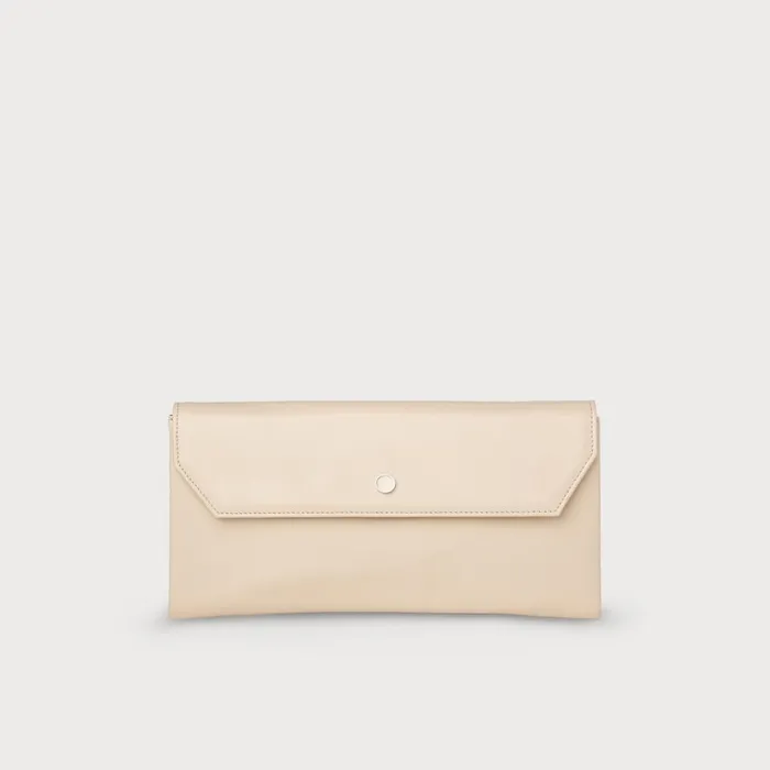 LKBennett Clutch Bags Women Dora Beige Leather Clutch Bag LKBennett Clutch Bags Women Dora Beige Leather Clutch Bag