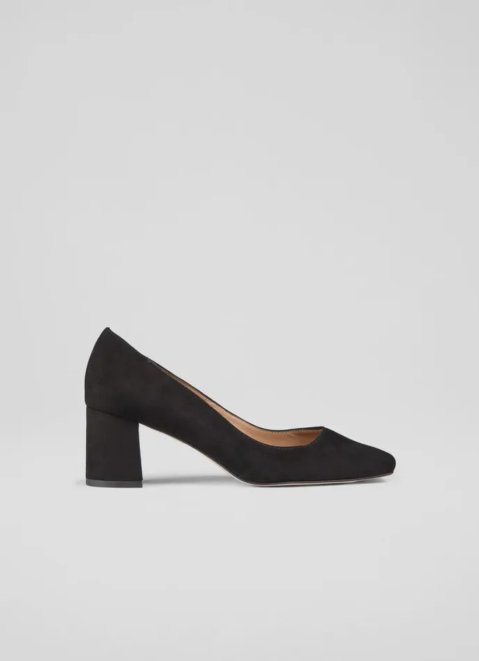 LKBennett Court Shoes Women Sally Black Square Toe Courts