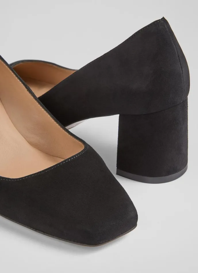 LKBennett Court Shoes Women Sally Black Square Toe Courts LKBennett Court Shoes Women Sally Black Square Toe Courts