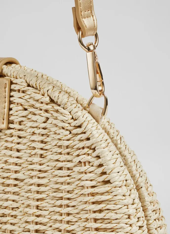 LKBennett CrossBody Bags Women Lorena Natural Wicker Shoulder Bag LKBennett CrossBody Bags Women Lorena Natural Wicker Shoulder Bag