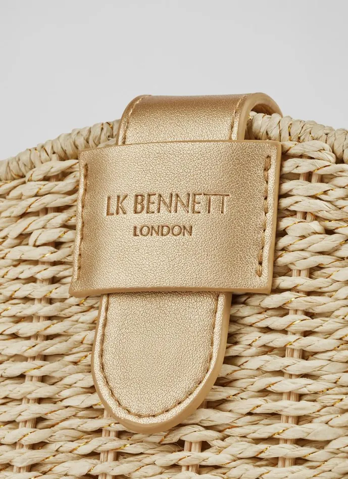 LKBennett CrossBody Bags Women Lorena Natural Wicker Shoulder Bag LKBennett CrossBody Bags Women Lorena Natural Wicker Shoulder Bag