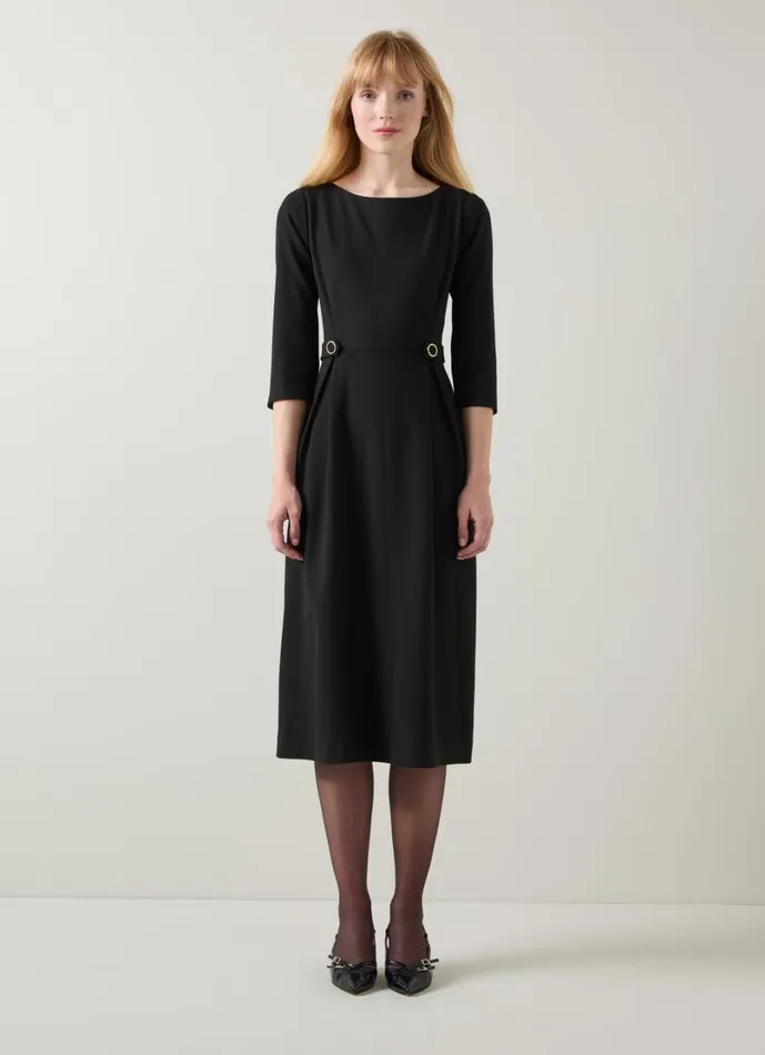 LKBennett Dresses Women Halina Black Dress LKBennett Dresses Women Halina Black Dress