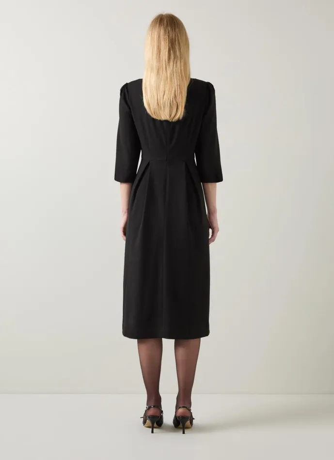 LKBennett Dresses Women Halina Black Dress LKBennett Dresses Women Halina Black Dress