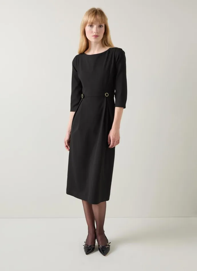 LKBennett Dresses Women Halina Black Dress LKBennett Dresses Women Halina Black Dress