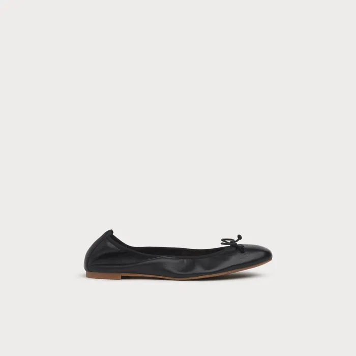 LKBennett Flats Women Trilly Black Leather Ballet Pumps