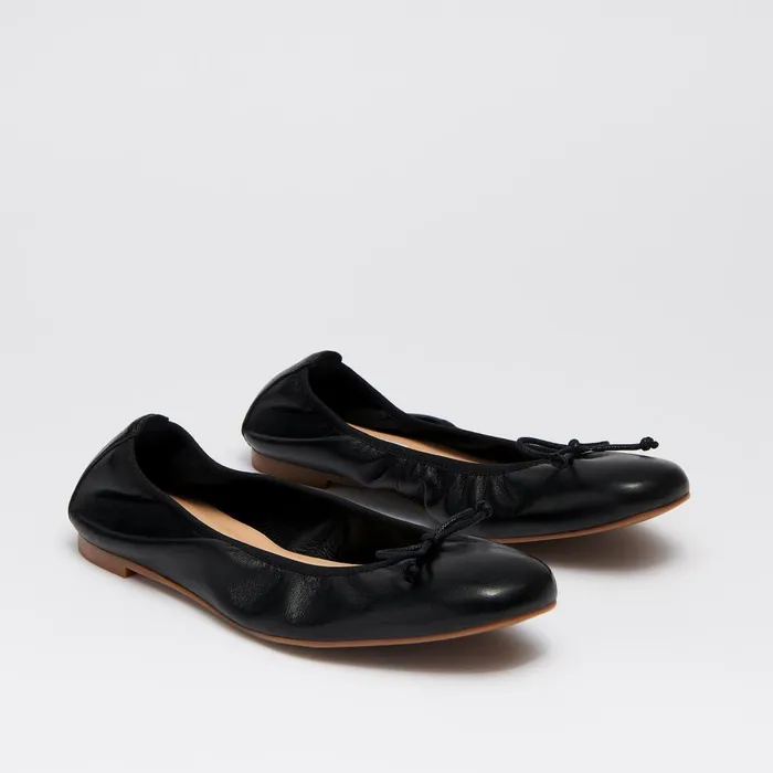 LKBennett Flats Women Trilly Black Leather Ballet Pumps LKBennett Flats Women Trilly Black Leather Ballet Pumps