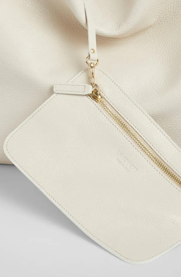 LKBennett Shoulder Bags Women Soula Cream Leather Slouchy Shoulder Bag LKBennett Shoulder Bags Women Soula Cream Leather Slouchy Shoulder Bag