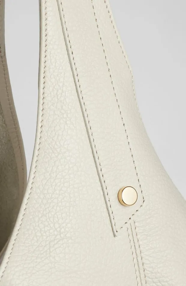 LKBennett Shoulder Bags Women Soula Cream Leather Slouchy Shoulder Bag LKBennett Shoulder Bags Women Soula Cream Leather Slouchy Shoulder Bag
