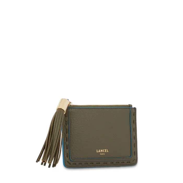 L Zip Cardholder Dark Kaki Women Lancel Card Holder L Zip Cardholder Dark Kaki Women Lancel Card Holder