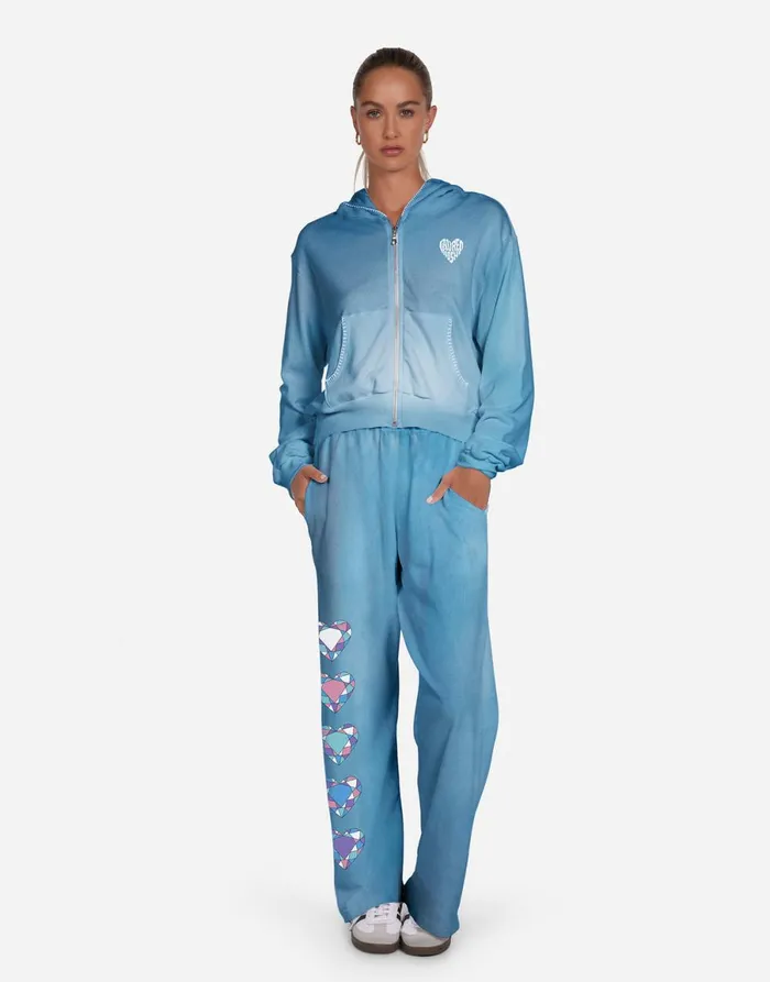 Lachelle Diamond Evil Eye Faded Blue Marine Women039s Lauren Moshi Long Sleeve