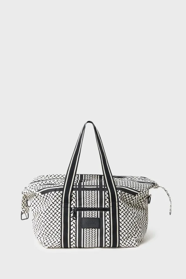 Lala Berlin Bags Big Bag Muriel Canvas Heritage Stripe Black 8211 Women