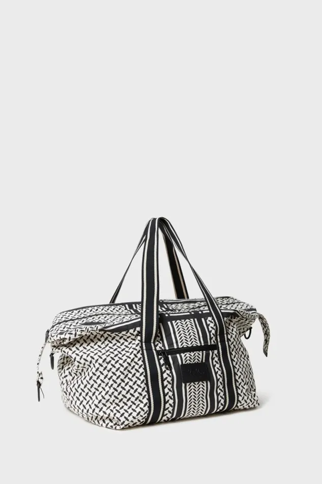 Lala Berlin Bags Big Bag Muriel Canvas Heritage Stripe Black 8211 Women