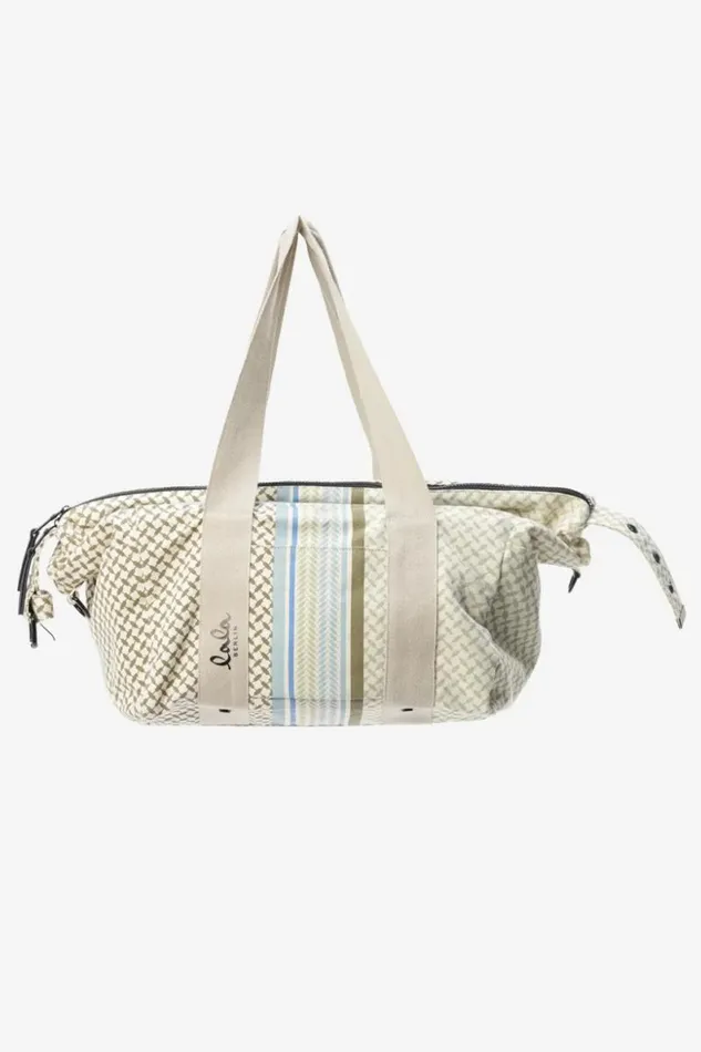 Lala Berlin Bags Big Bag Muriel Colored Canvas Heritage Stripe Olive 8211 Women