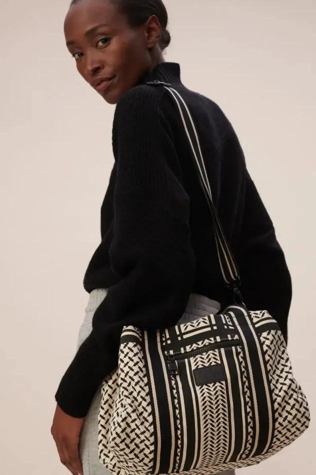 Lala Berlin Bags Small Bag Muriel Canvas Heritage Off Whiteblack 8211 Women