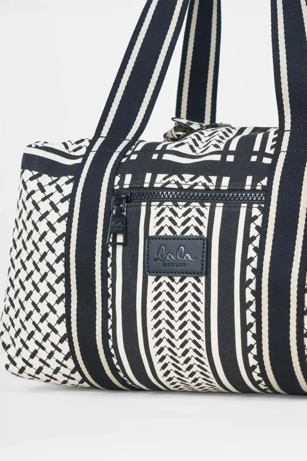 Lala Berlin Bags Small Bag Muriel Canvas Heritage Off Whiteblack 8211 Women