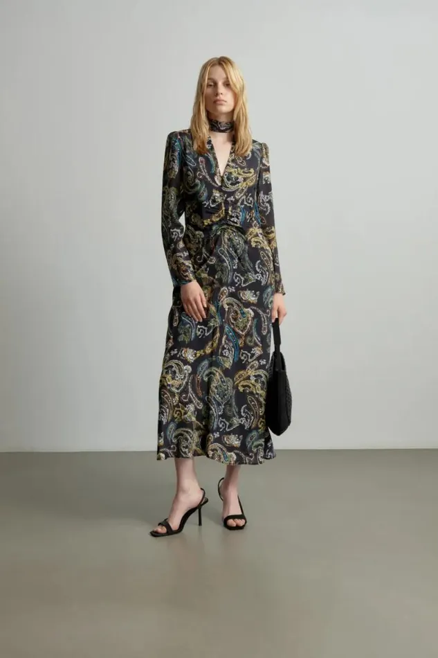 Lala Berlin Dresses Dress Damaso Viscosesilk Blend Paisley Park 8211 Women