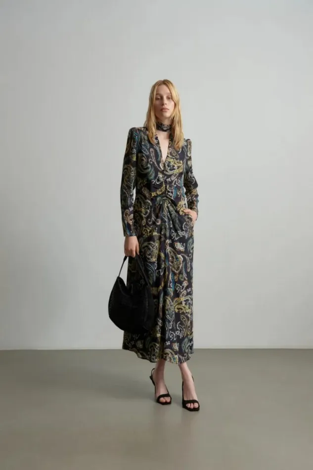 Lala Berlin Dresses Dress Damaso Viscosesilk Blend Paisley Park 8211 Women