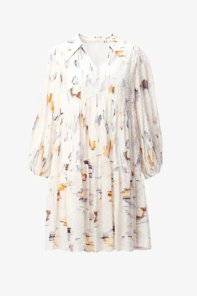 Lala Berlin Dresses Dress Dille Viscose Floral Fountain Pink 8211 Women