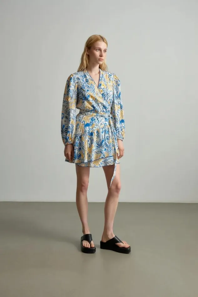 Lala Berlin Dresses Dress Dilovan Linenviscose Blend Magic Garden Day 8211 Women