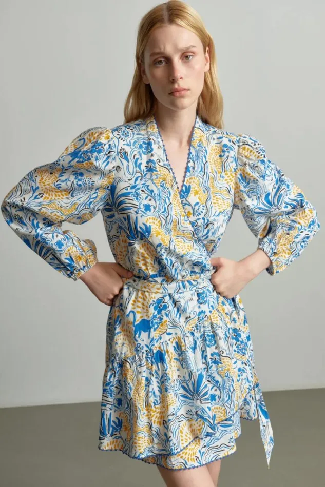 Lala Berlin Dresses Dress Dilovan Linenviscose Blend Magic Garden Day 8211 Women