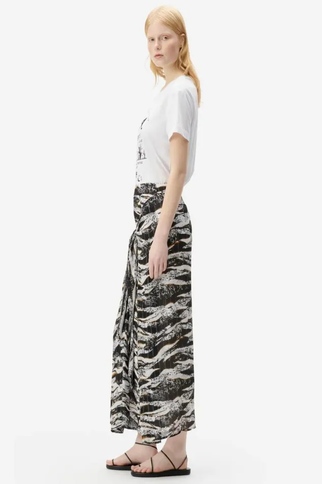 Lala Berlin Pants and Skirts Skirt Svyna Viscose Zebra Wave Dot 8211 Women